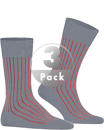 FALKE Shadow Herren Socken, 41-42, Grau, Rippe, Baumwolle, 14648-321404 günstig online kaufen