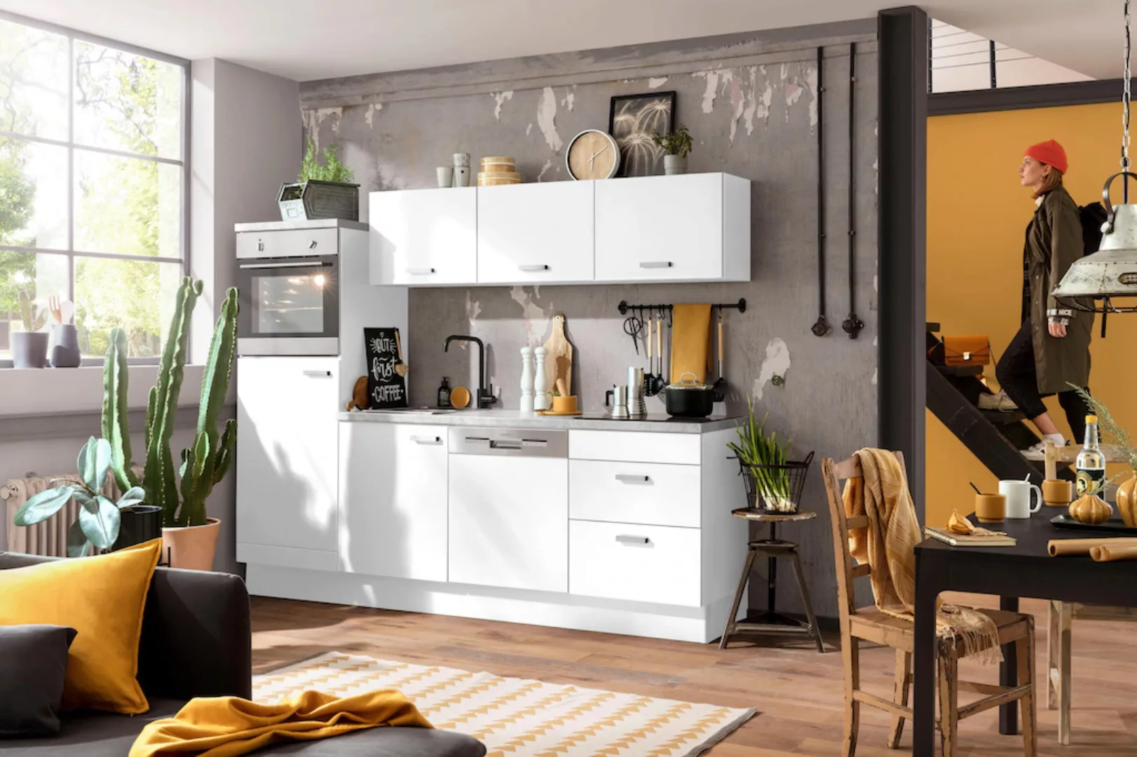 OPTIFIT Küchenzeile "Parma", mit E-Geräten, Breite 240 cm günstig online kaufen