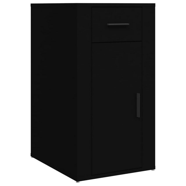 vidaXL Stauraumschrank Büroschrank Schwarz 40x49x75 cm Holzwerkstoff (1-St) günstig online kaufen