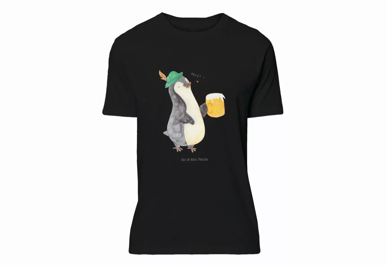 Mr. & Mrs. Panda T-Shirt Pinguin Bier - Schwarz - Geschenk, Geburstag, Okto günstig online kaufen