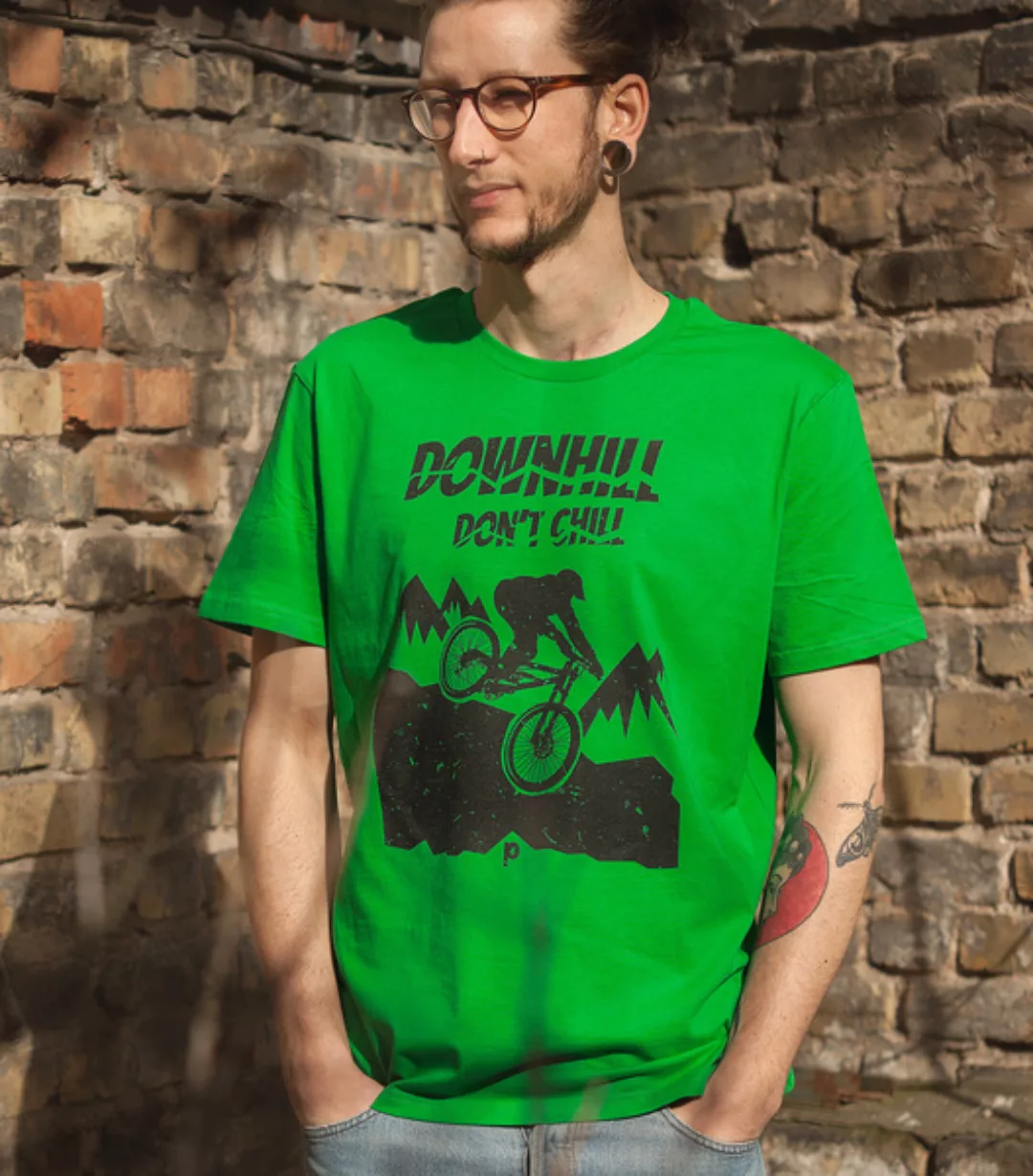 Downhill Don’t Chill - Fair Wear Männer T-shirt - Freshgreen günstig online kaufen