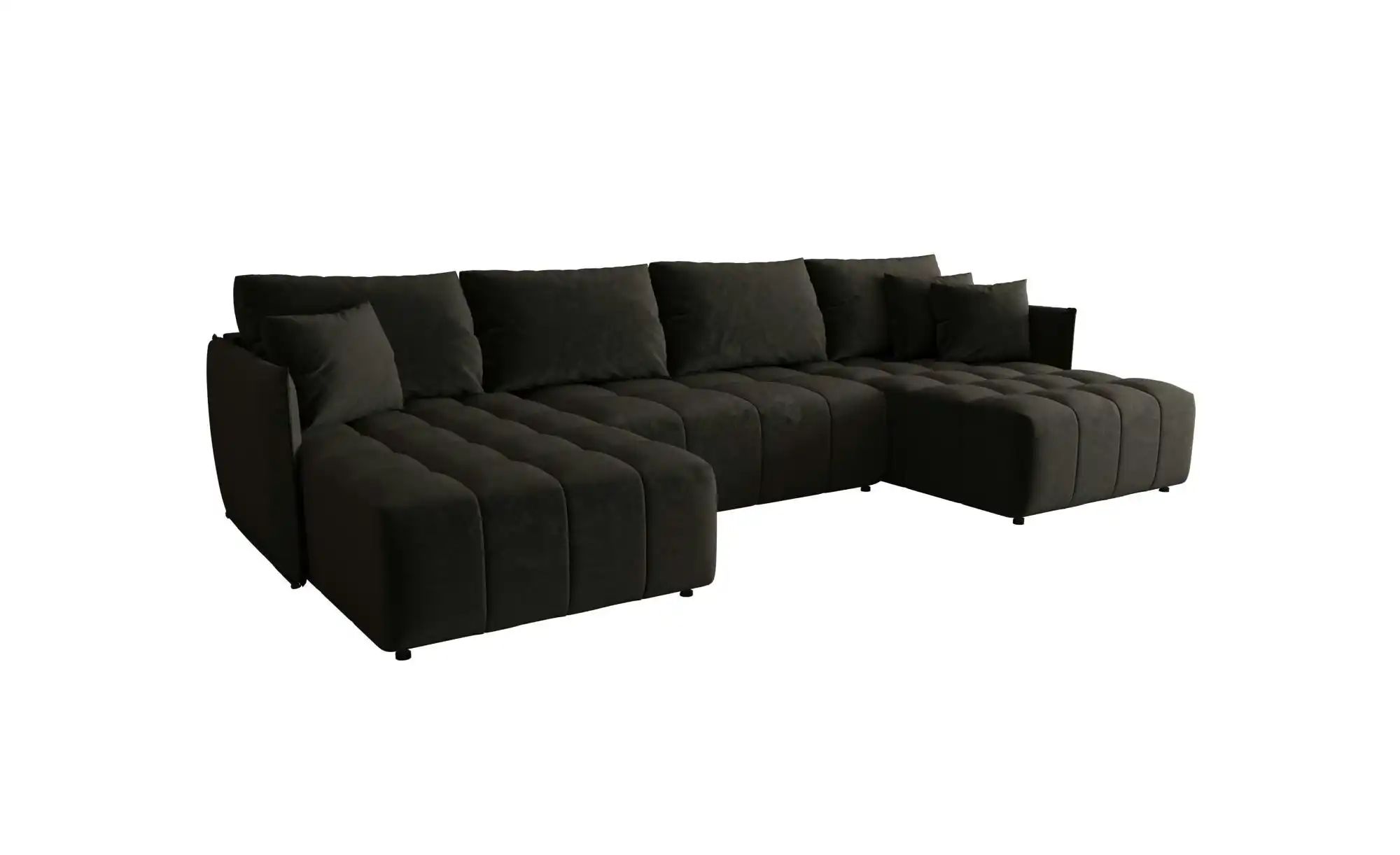 Wohnlandschaft  Onil ¦ schwarz ¦ Maße (cm): B: 349 H: 85 Polstermöbel > Sof günstig online kaufen
