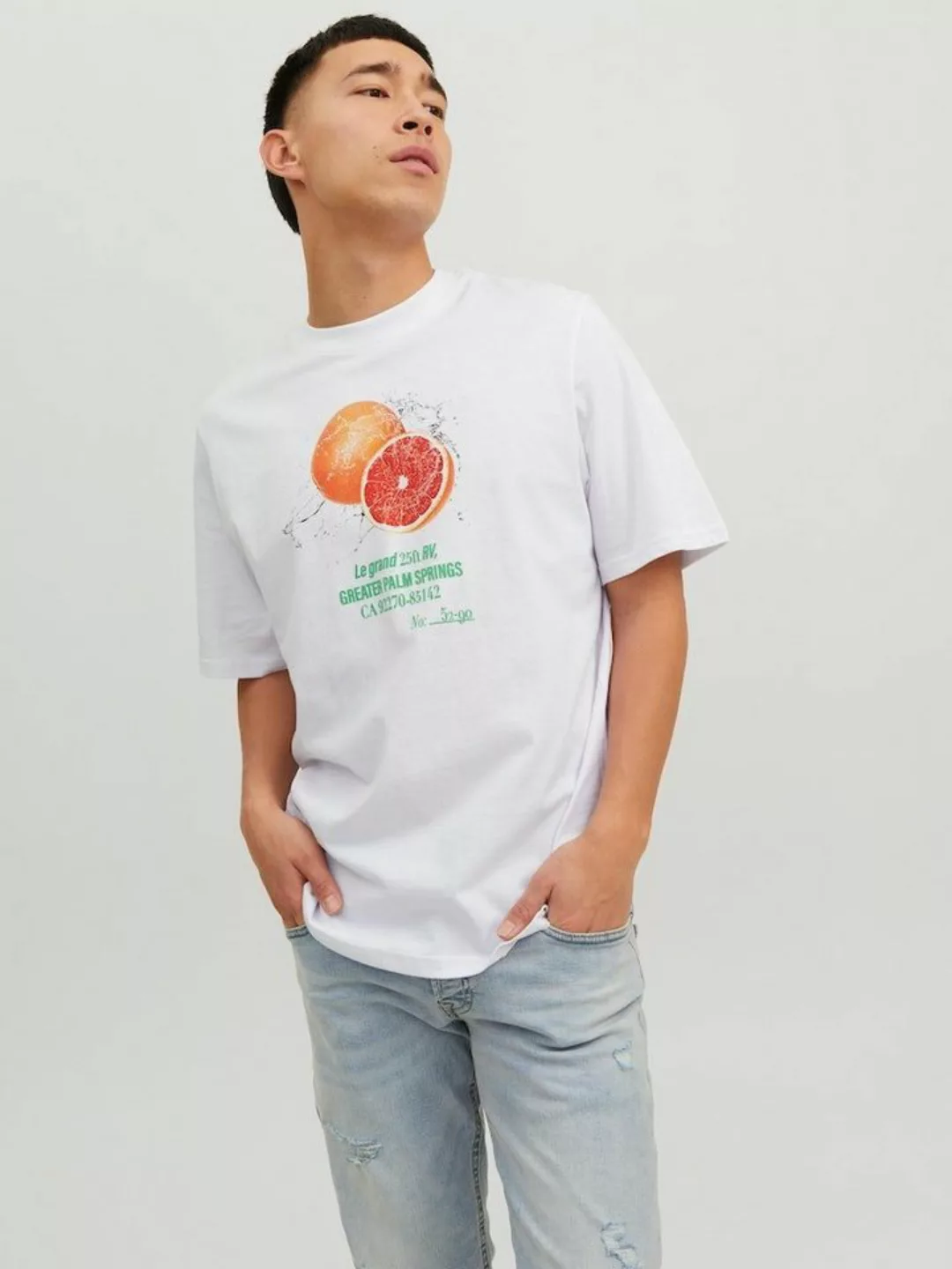 Jack & Jones Kurzarmshirt JORGROCERY TEE SS CREW NECK günstig online kaufen