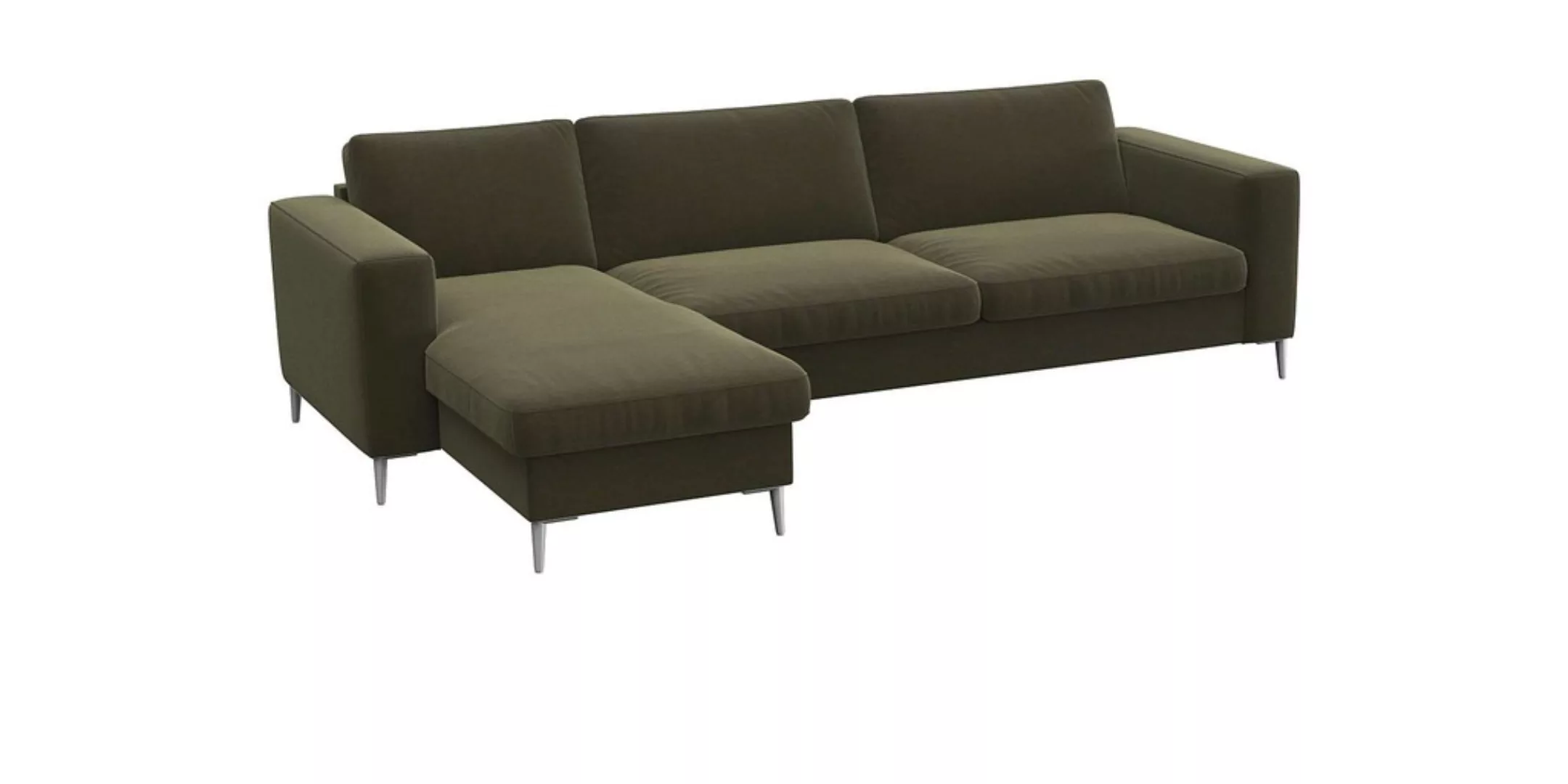 FLEXLUX Ecksofa »Fiore, super Sitzkomfort durch Kaltschaum im Sitz, L-Form« günstig online kaufen