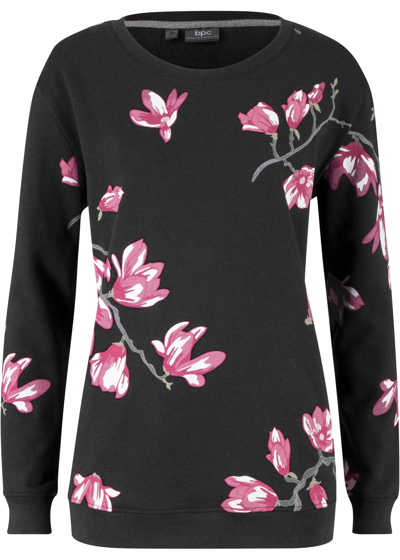 Sweatshirt mit Blumendruck, locker geschnitten günstig online kaufen