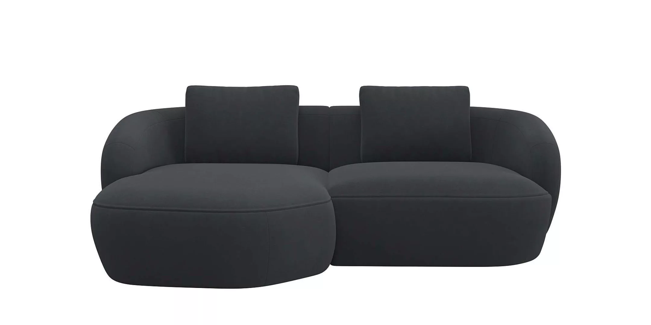 FLEXLUX Wohnlandschaft »Torino, rund, L-Form, Sofa-Ecke mit Recamiere, Long günstig online kaufen