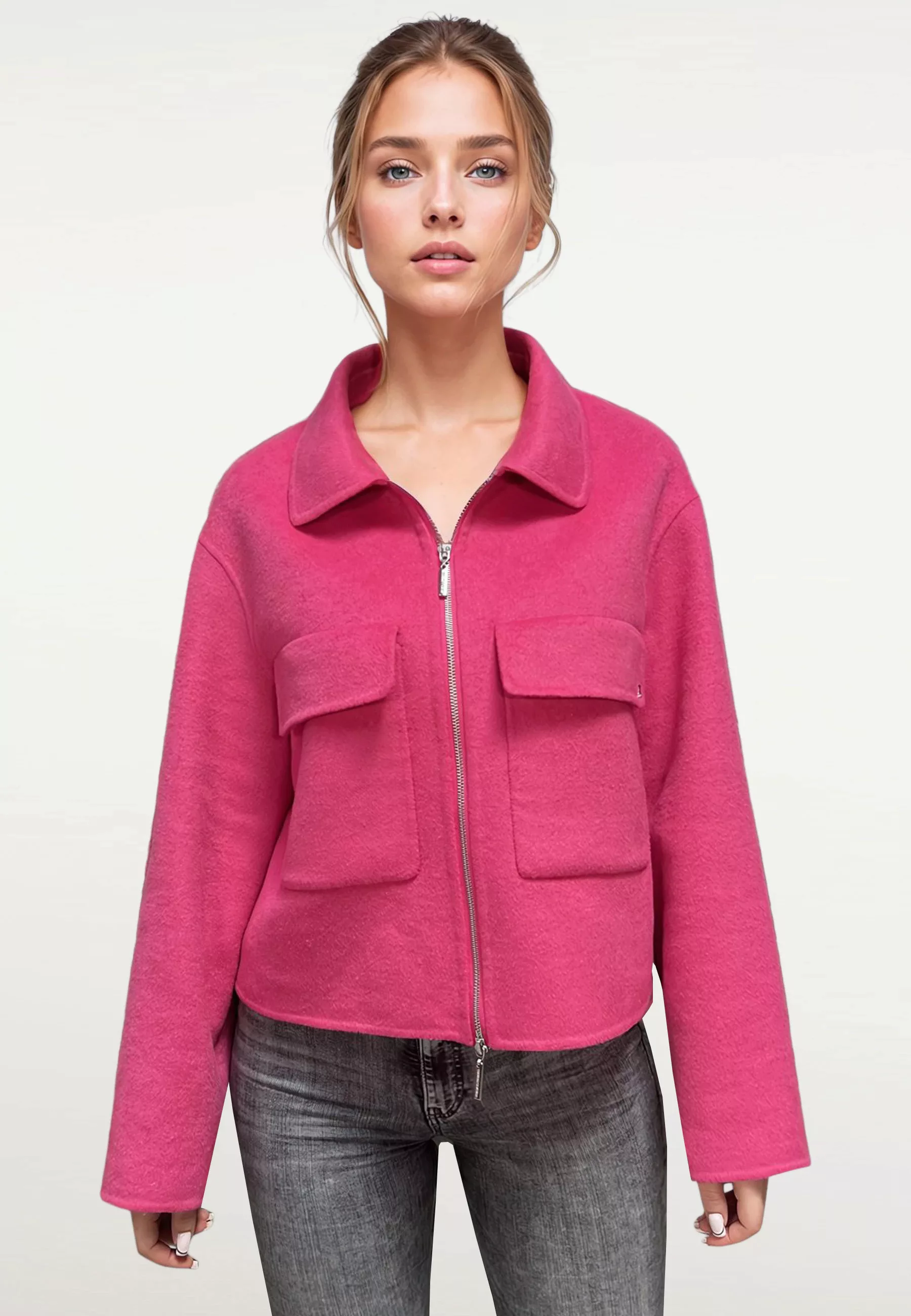 Frieda & Freddies Outdoorjacke "Wool Jacket / Hannah", mit Taschen günstig online kaufen