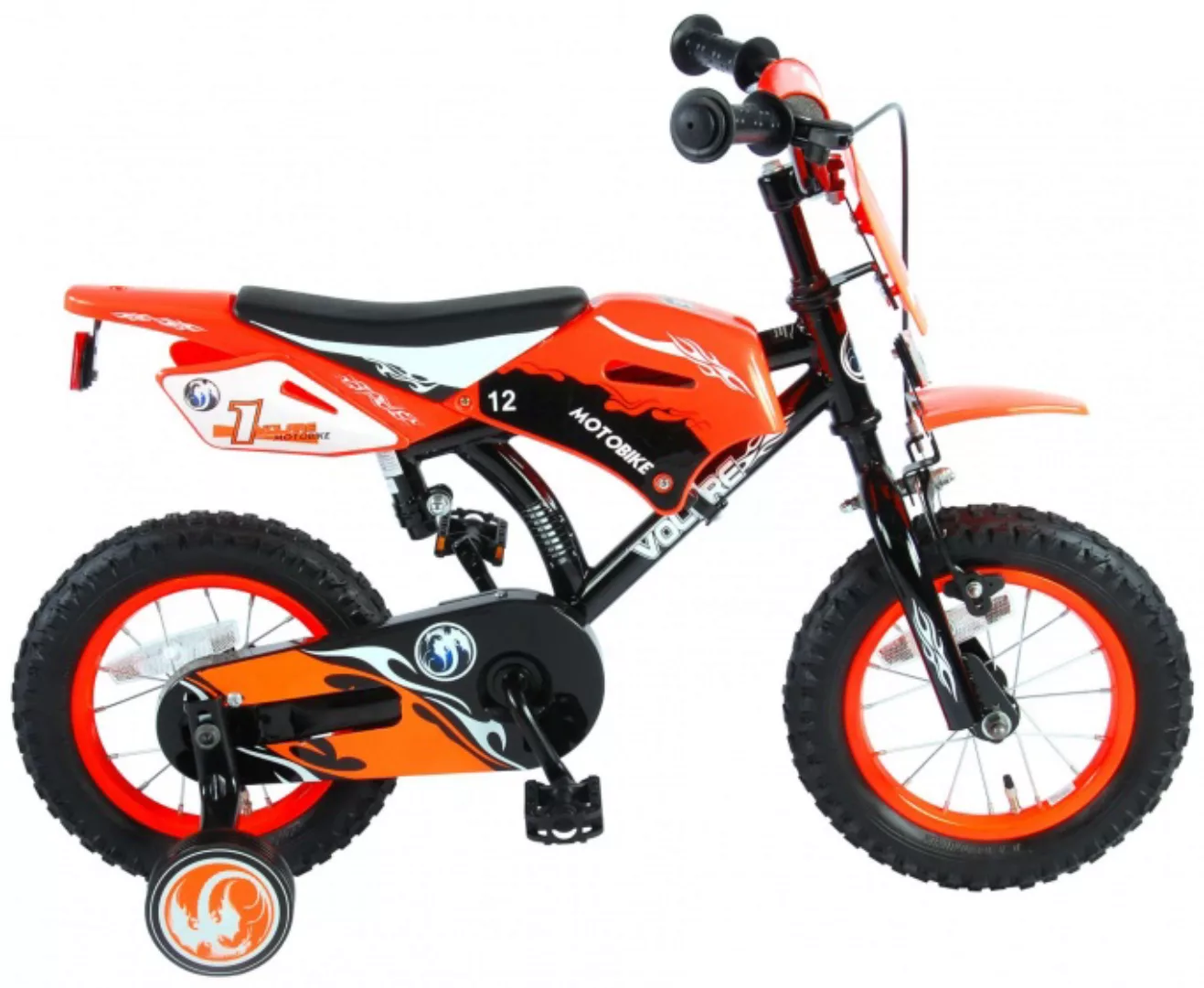 Motorbike 12 Zoll 21,5 Cm Jungen Rücktrittbremse Schwarz/orange günstig online kaufen