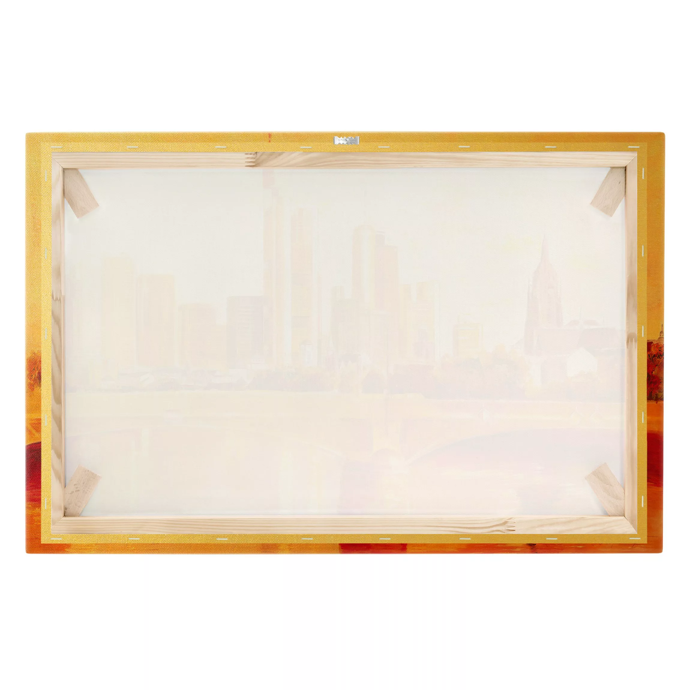 Leinwandbild Skyline Frankfurt günstig online kaufen