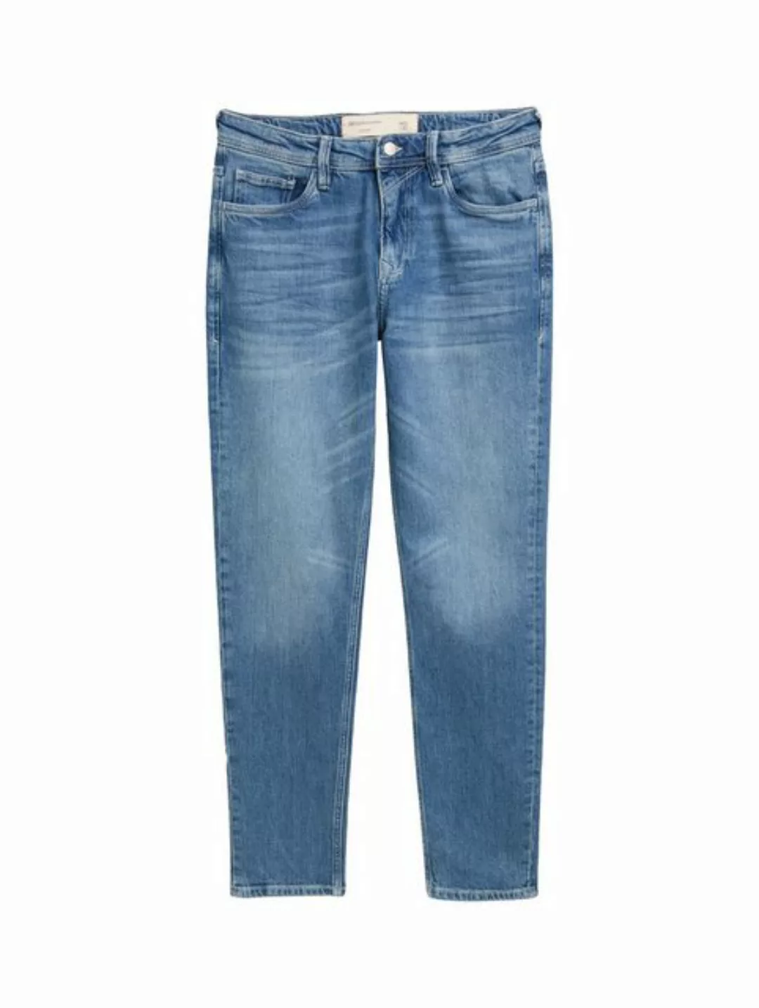 TOM TAILOR Denim 5-Pocket-Jeans Tapered Jeans mit recycelter Baumwolle günstig online kaufen