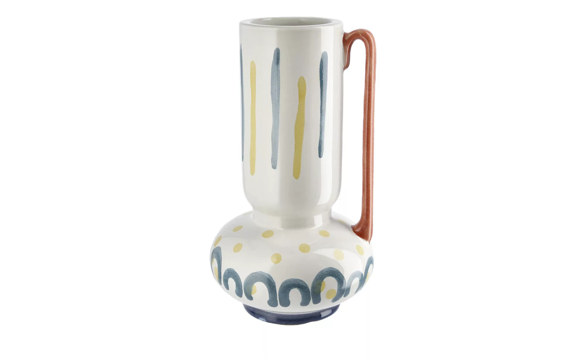 Vase ¦ mehrfarbig ¦ Steingut ¦ Maße (cm): H: 25  Ø: 14.2 Accessoires > Vase günstig online kaufen