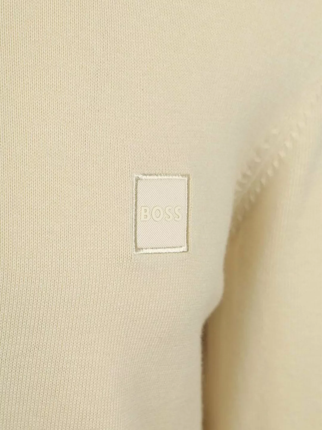 BOSS Kanobix Half Zip Pullover Ecru  - Größe 3XL günstig online kaufen