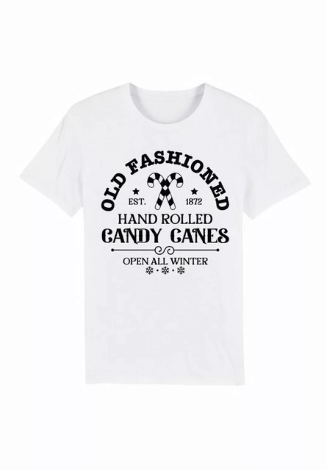 F4NT4STIC T-Shirt Cany Canes Retro Weihnachts Sign Premium Qualität günstig online kaufen