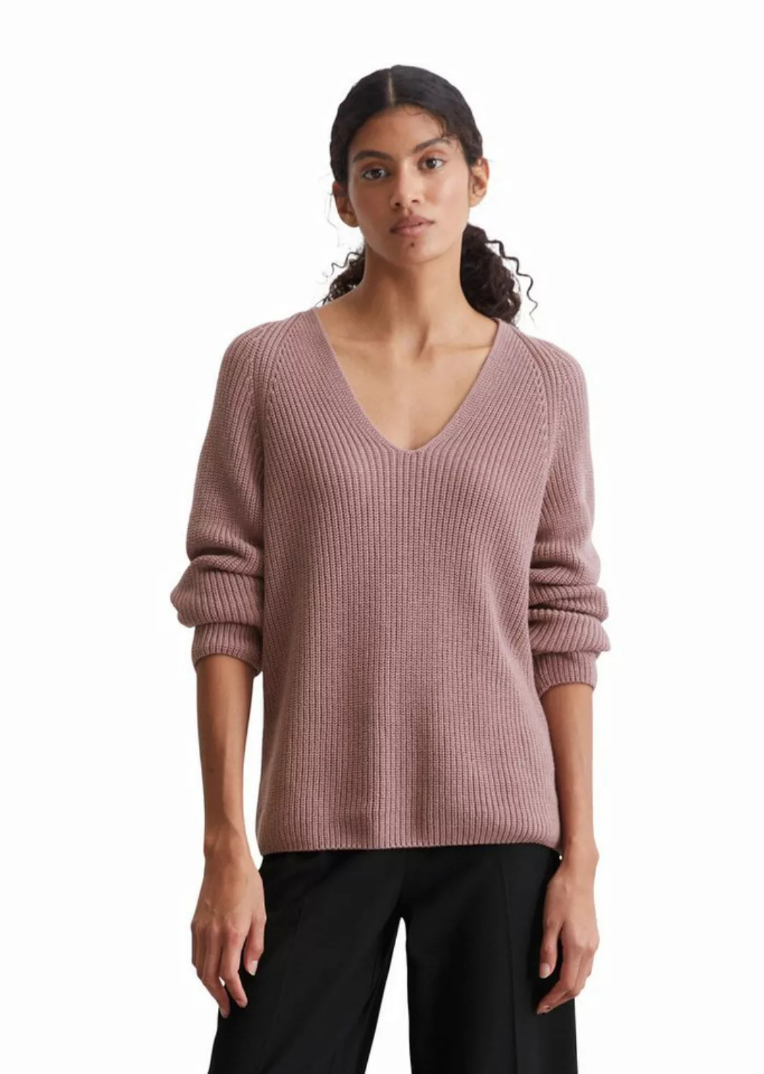 Marc O'Polo Strickpullover aus softem Baumwoll-Garn günstig online kaufen