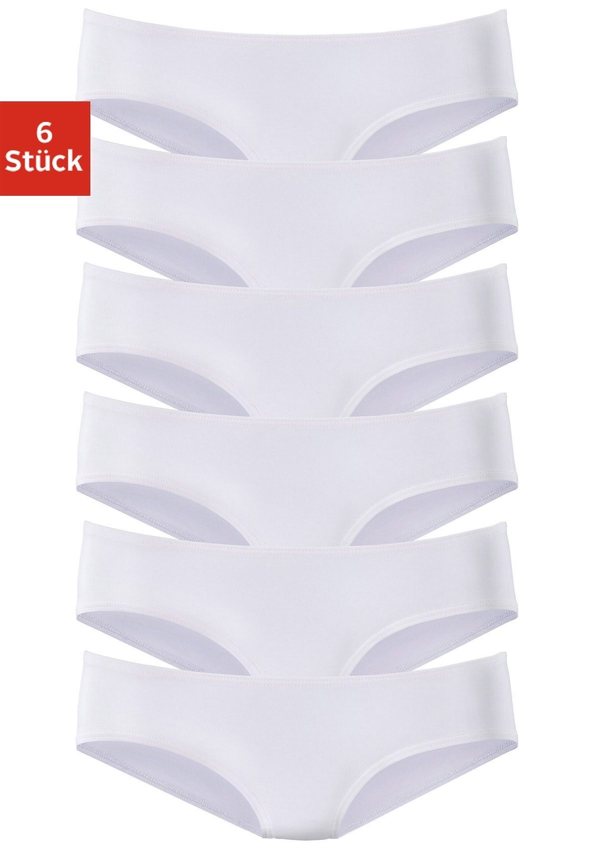 vivance active Hipster (6er-Pack) aus weicher günstig online kaufen