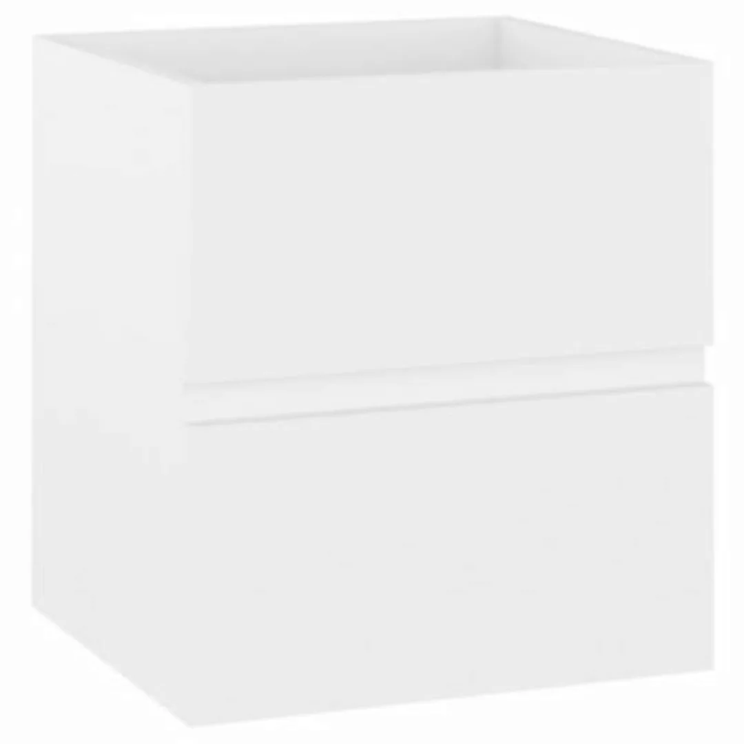 Waschbeckenunterschrank Weiß 41x38,5x45 Cm Spanplatte günstig online kaufen