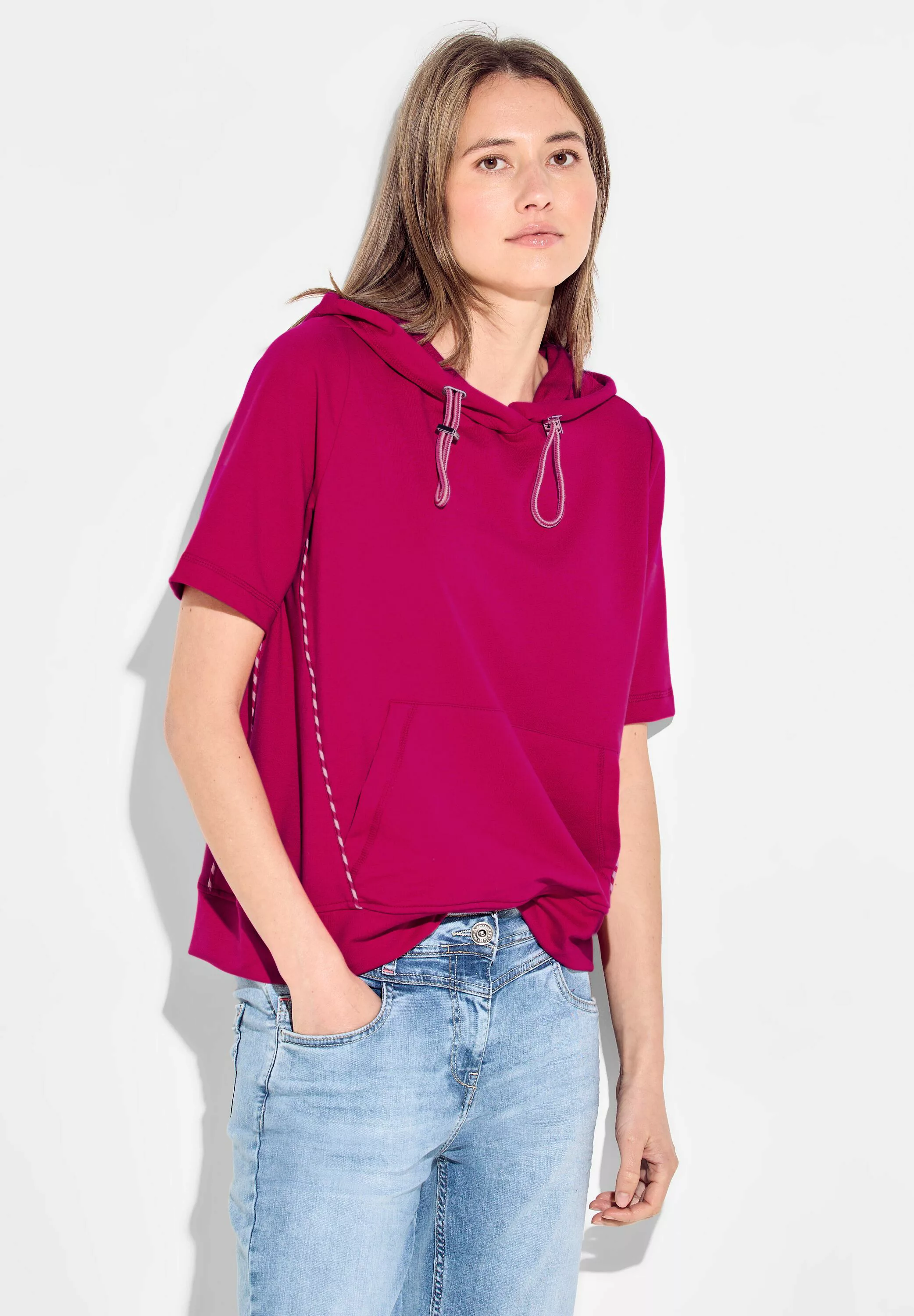 Cecil Sweatshirt Short Sleeve Sweatshirt w. pip günstig online kaufen