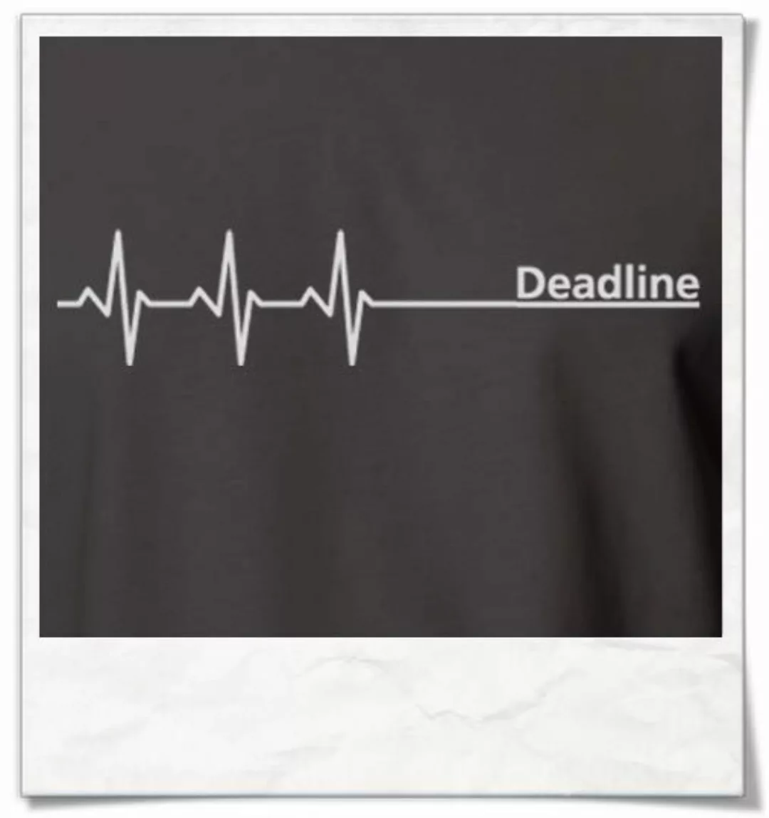 Deadline ;) / Grau / T-shirt günstig online kaufen