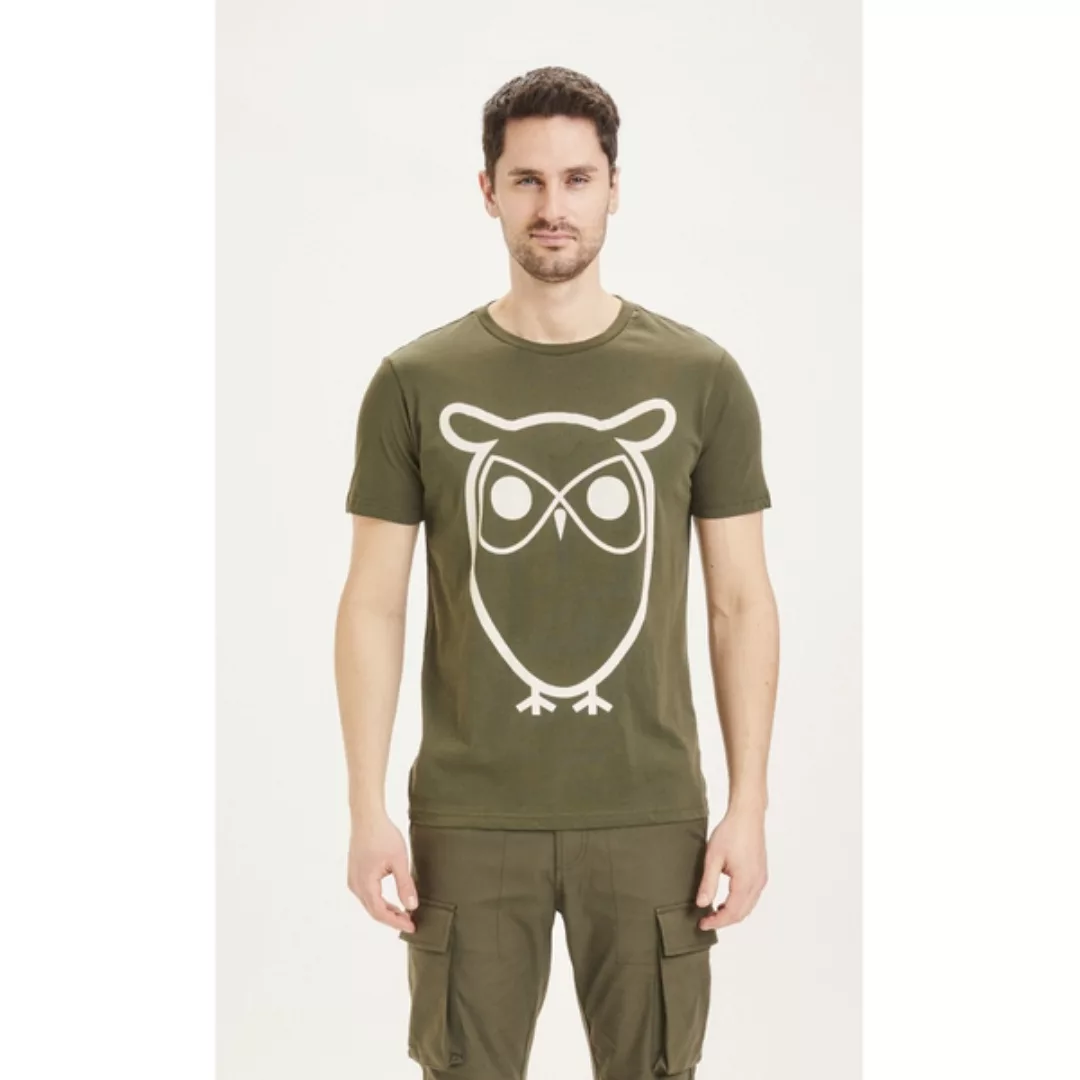 T-shirt - Alder Basic Owl Tee - Aus Bio-baumwolle günstig online kaufen