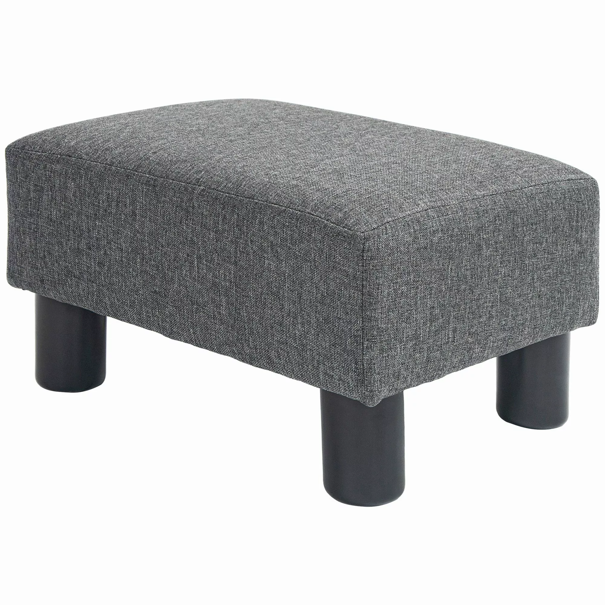 HOMCOM Fußhocker Sitzhocker Hocker mit Leinenoptik günstig online kaufen