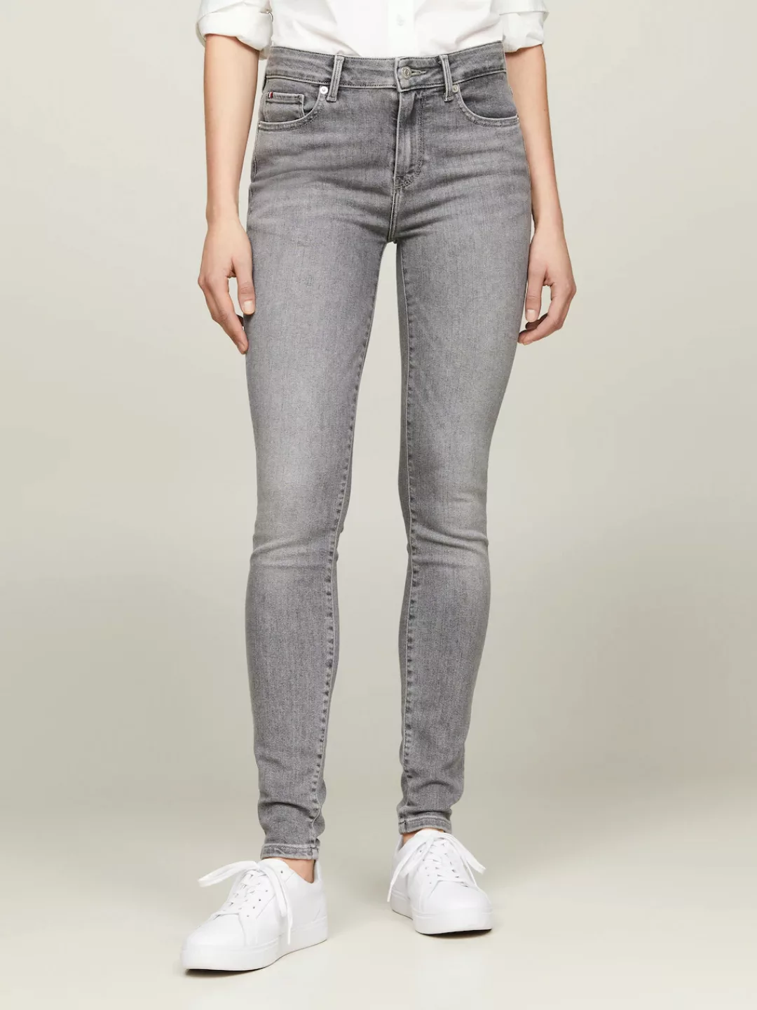 Tommy Hilfiger Skinny-fit-Jeans "TH FLEX COMO SKINNY RW GYA", (TH FLEX COMO günstig online kaufen