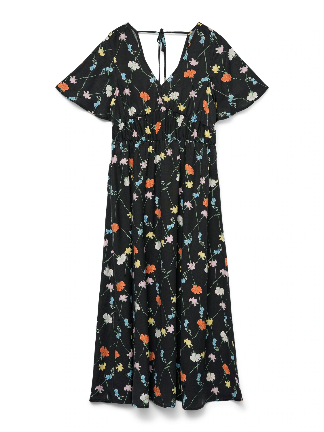 Vero Moda Sommerkleid VMFLORA OLGA SS 7/8 DRESS WVN GA günstig online kaufen