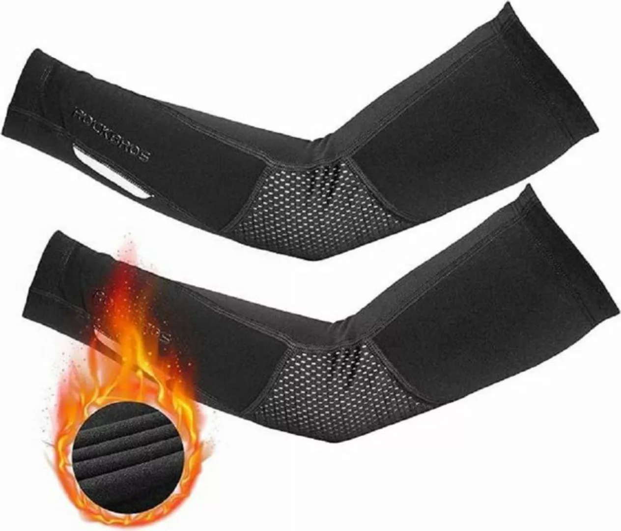 ROCKBROS Armlinge Radsport Arm Sleeves (Winter Anti Rutschen Armwärmer Bein günstig online kaufen