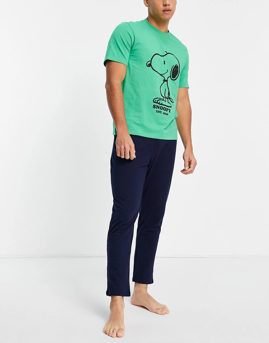 Lacoste x Peanuts – Mehrfarbiger Pyjama-Bunt günstig online kaufen
