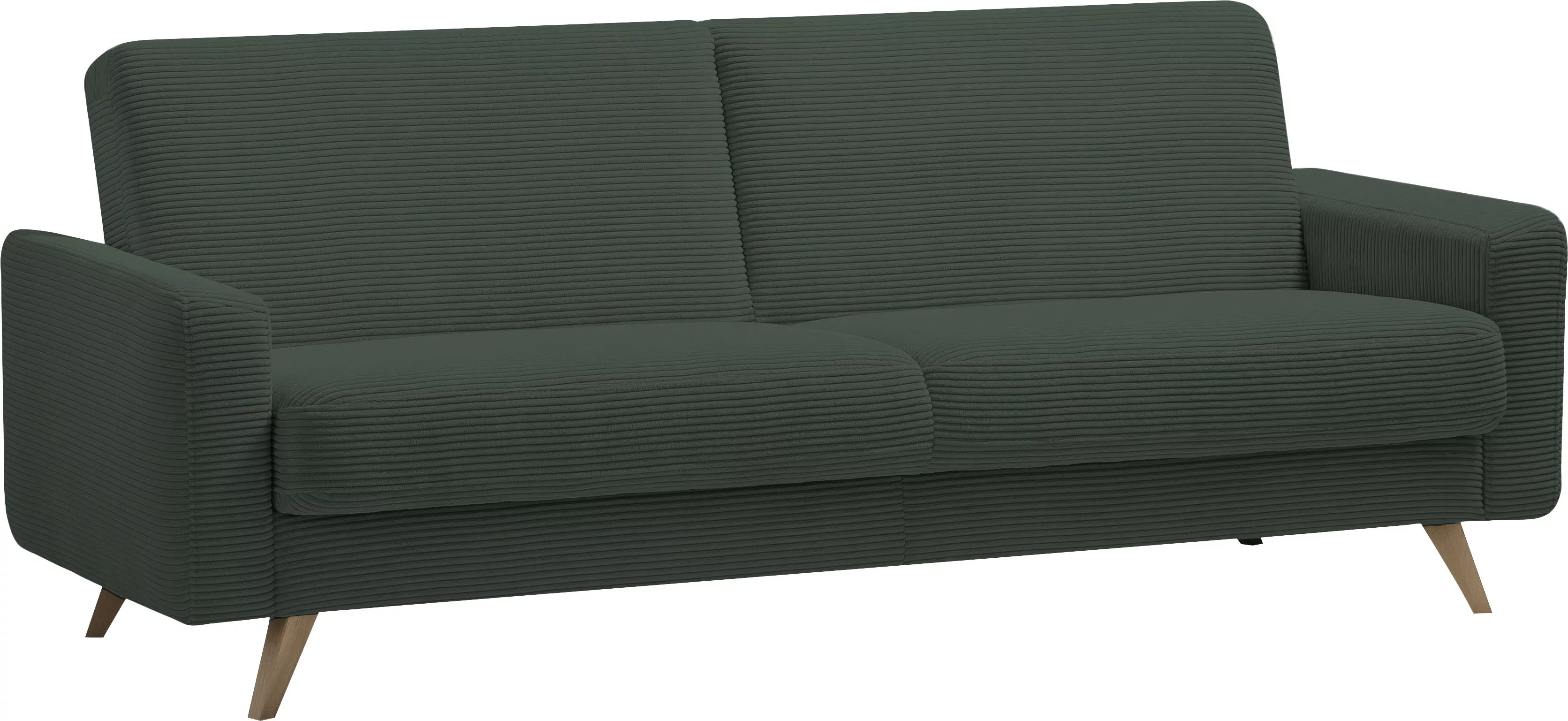 exxpo - sofa fashion 3-Sitzer "Samso, elegant und bequem, aktueller Cord Be günstig online kaufen