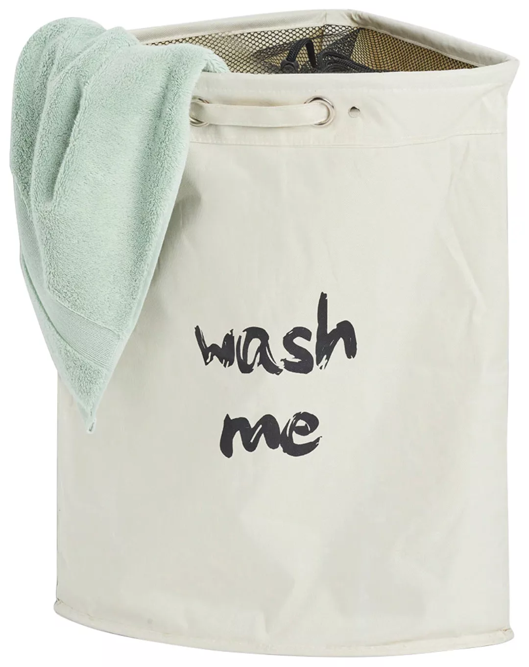 Zeller Present Wäschesack "Wäschekorb, Wash me", BxTxH: 34x34x56 cm günstig online kaufen