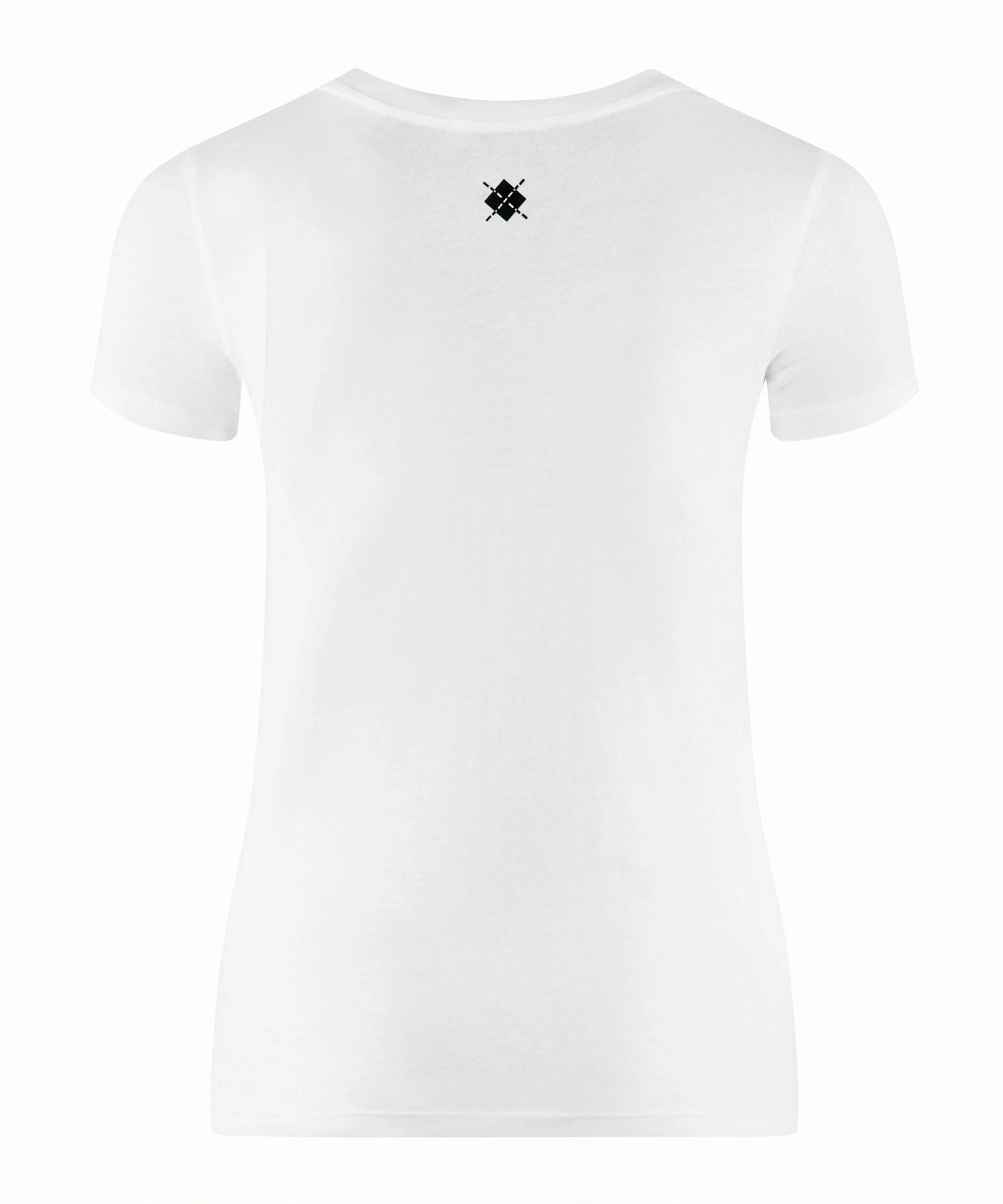 Burlington Damen T-Shirt Rundhals, L, Weiß, Raute, Baumwolle, 2269012-20000 günstig online kaufen