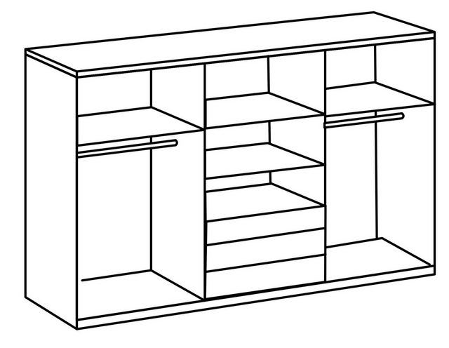 freiraum Schwebetürenschrank magic 300 x 216 x 65 cm (B/H/T) günstig online kaufen