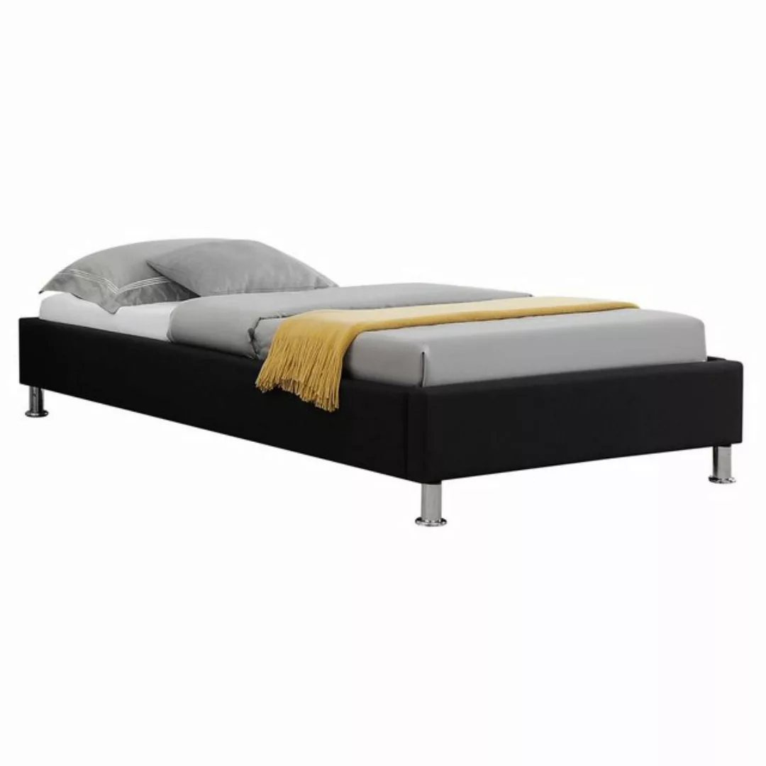 CARO-Möbel Futonbett LAREDO, Futonbett Einzelbett 90x200 cm inkl. Lattenros günstig online kaufen