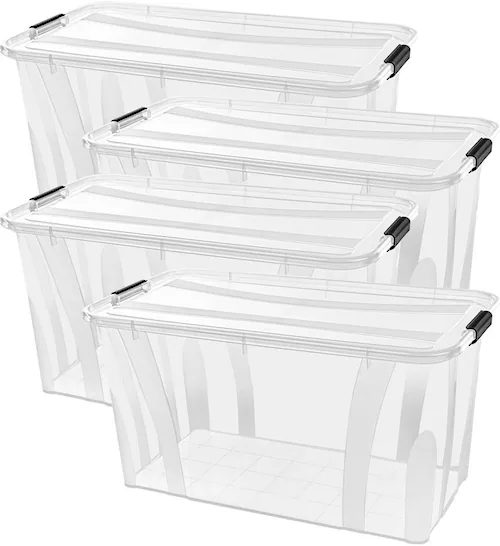 Siena Home Aufbewahrungsbox "Anzio", (Set, 4 St.), Kunststoff, 100% recycle günstig online kaufen