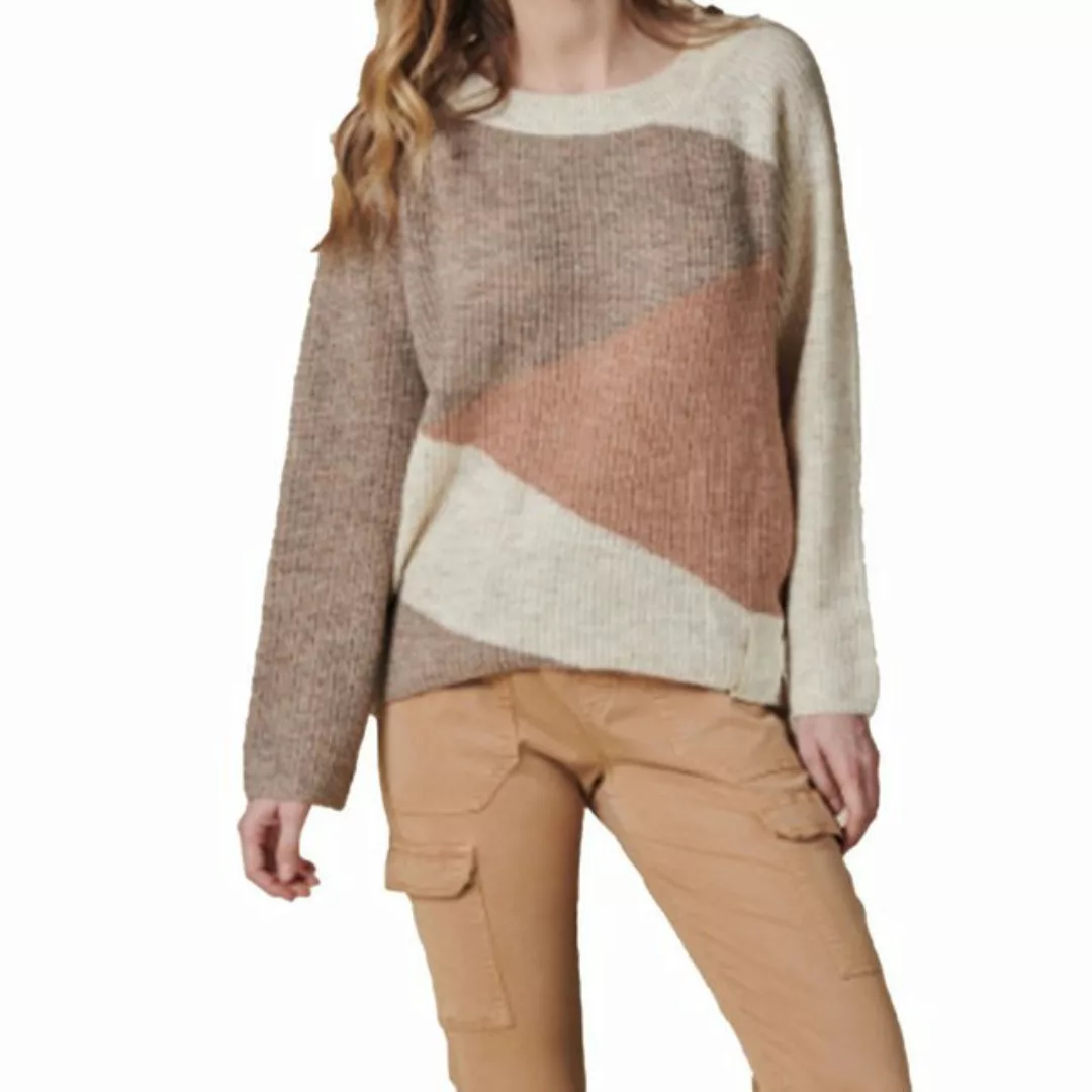 Zhrill Strickpullover ZHISABELLA PATCH FOG günstig online kaufen