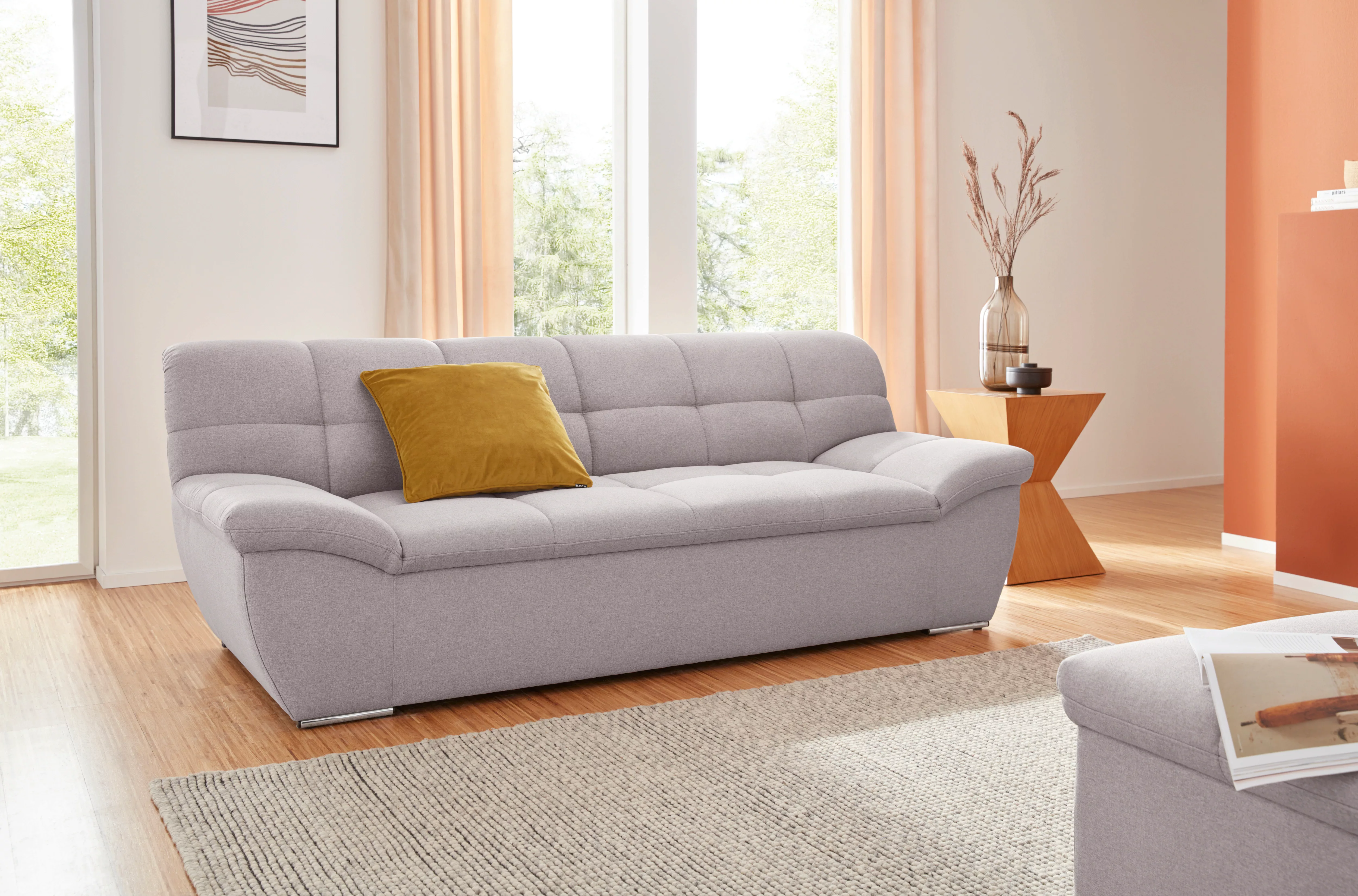 DOMO collection 2-Sitzer "Lagoa, moderne Sitzheftung, bequem und komfortabe günstig online kaufen