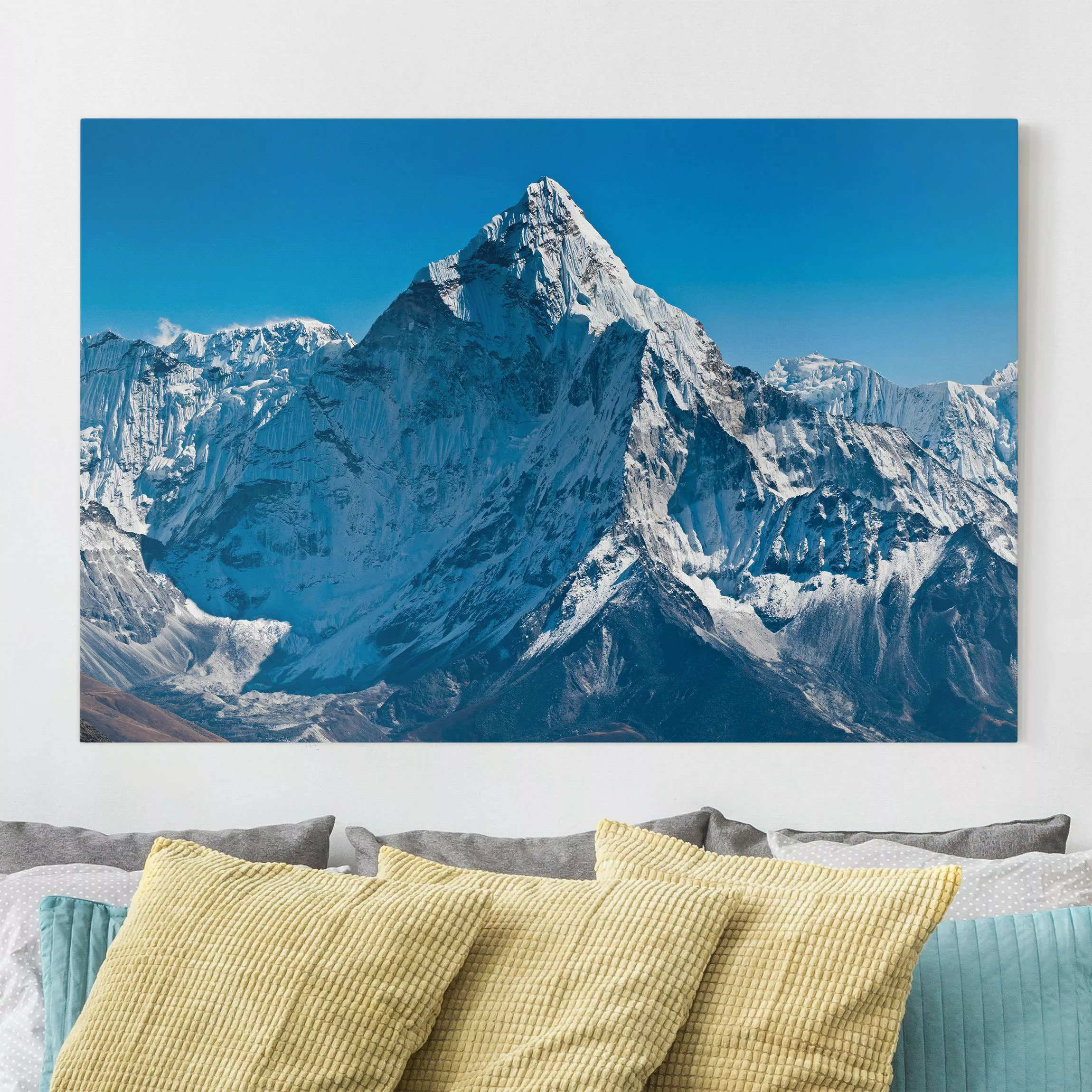 Leinwandbild Berg - Querformat Der Himalaya günstig online kaufen