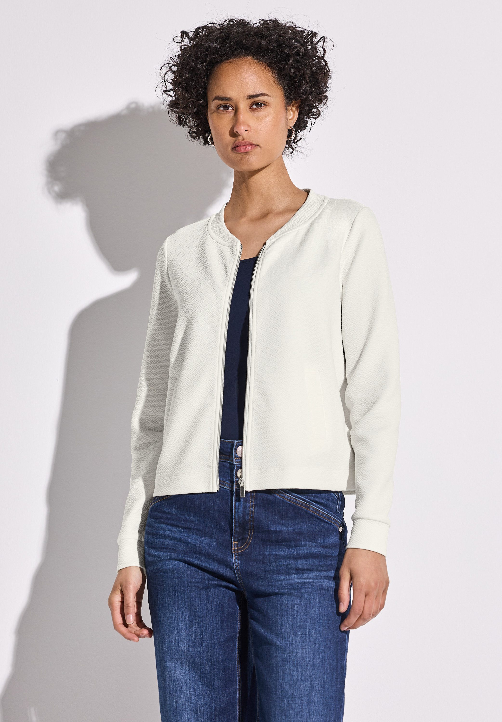 STREET ONE Cardigan, aus Baumwolle mit Stretchanteil günstig online kaufen