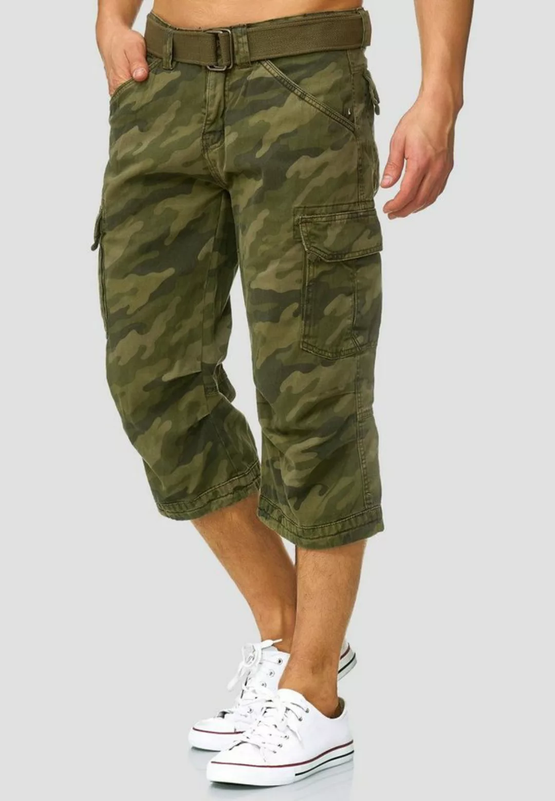 Indicode Cargoshorts Nicolas Check günstig online kaufen