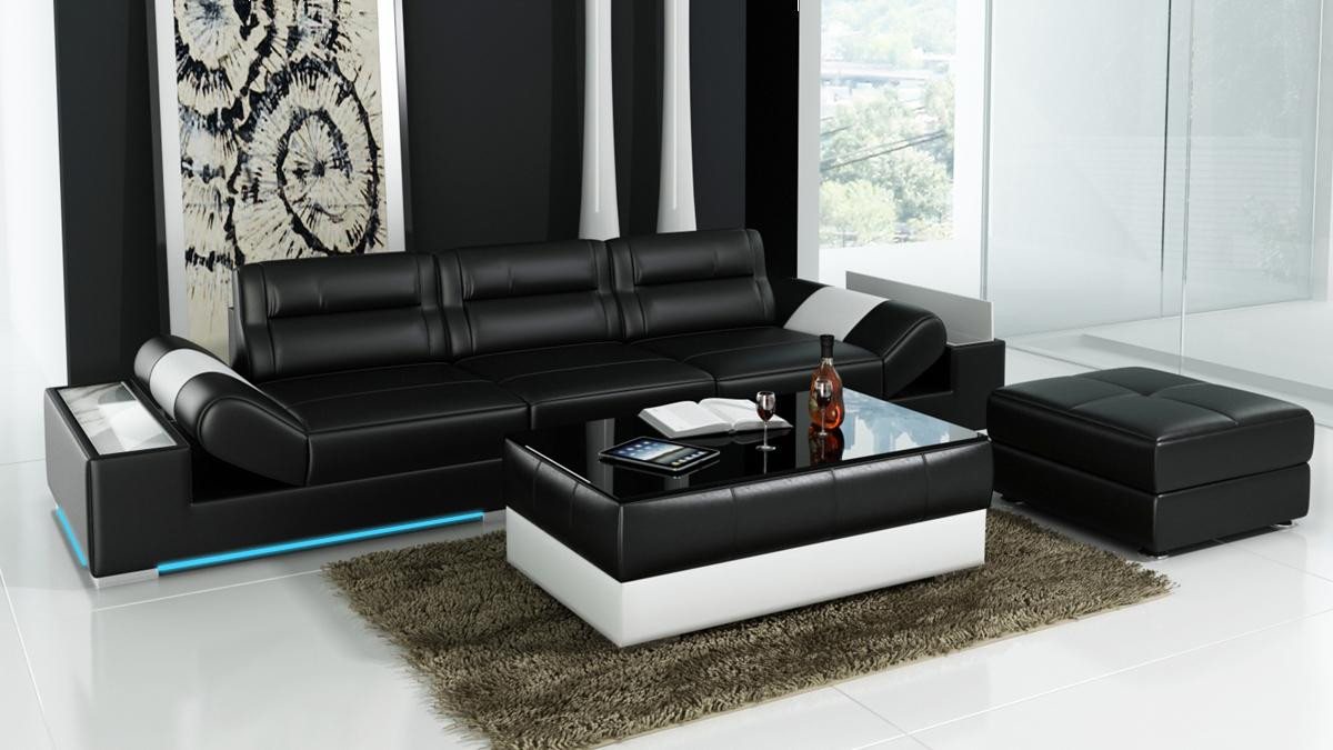 Xlmoebel Sofa Neues Ledersofa Garnitur Design 3+3 Sitzer Couch Set Neu L600 günstig online kaufen