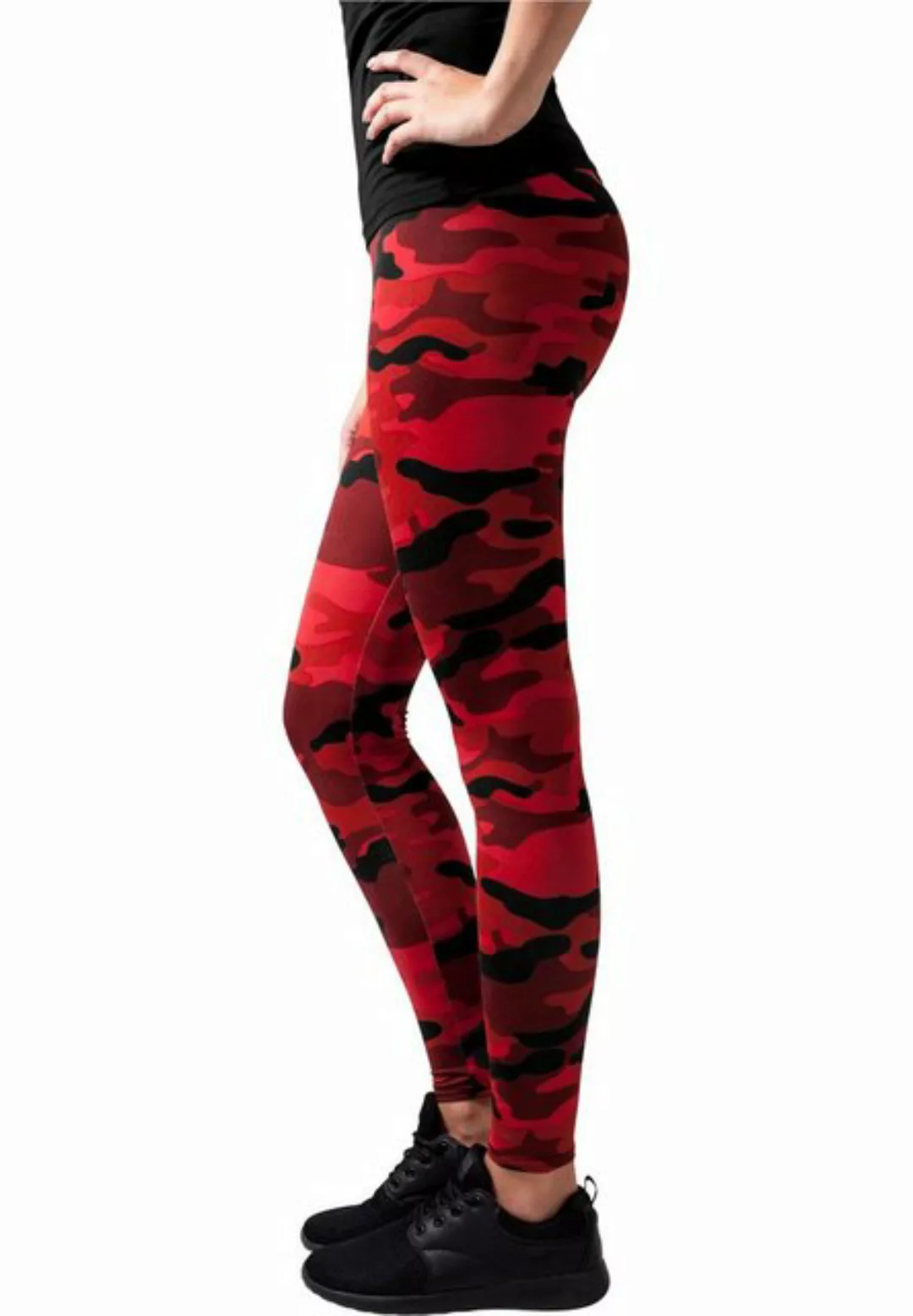 URBAN CLASSICS Leggings TB1331 - Ladies Camo Leggings red camo S günstig online kaufen