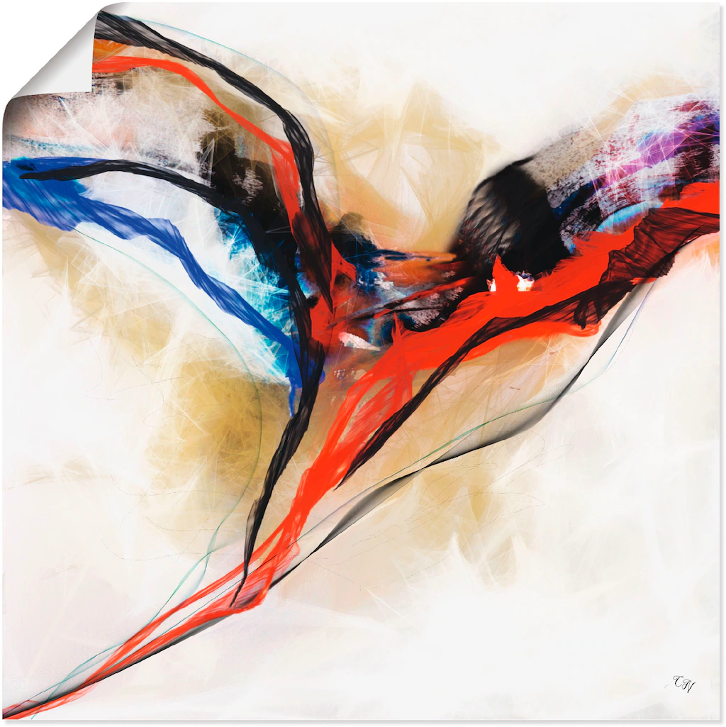 Artland Wandbild »Engel - abstrakt I«, Muster, (1 St.), als Alubild, Outdoo günstig online kaufen