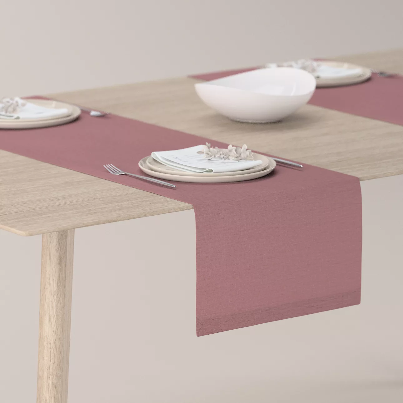 Tischläufer, altrosa, 40 x 130 cm, Leinen (159-12) günstig online kaufen
