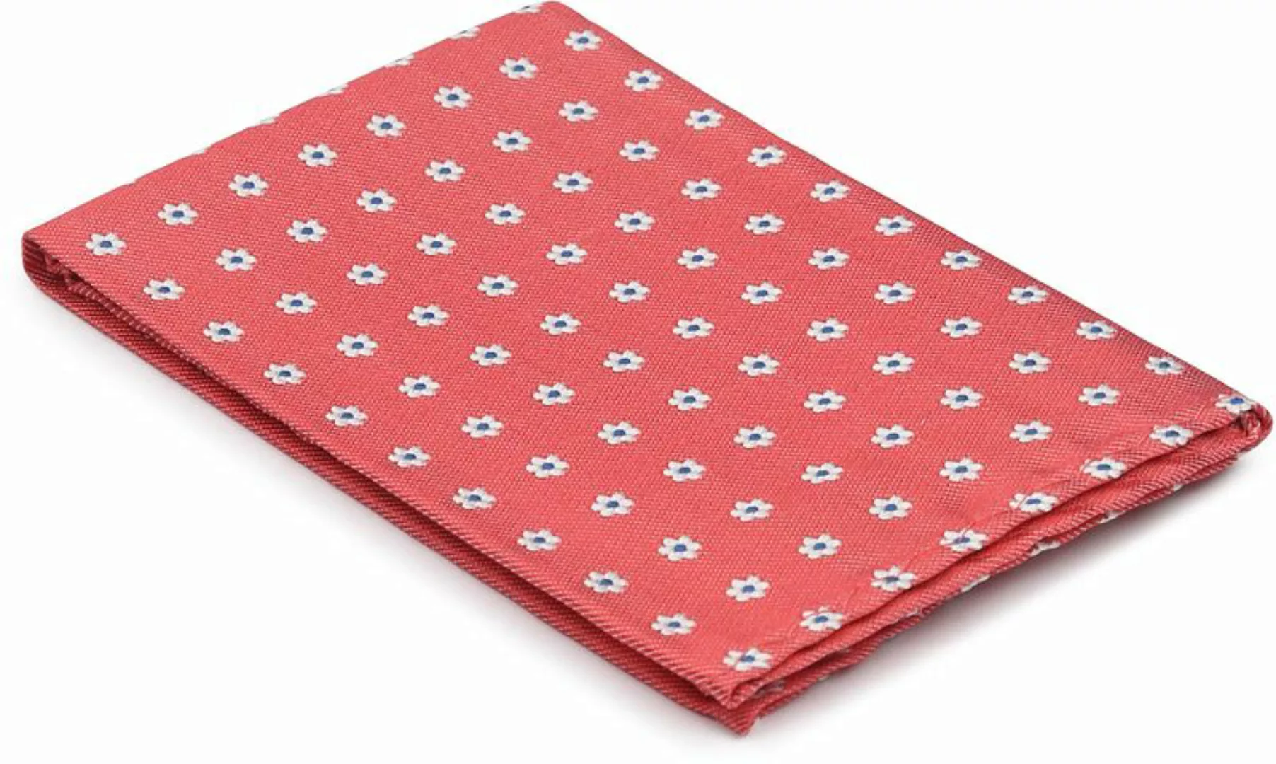 Geeignete Seidenkrawatte Rot Print Flower - günstig online kaufen