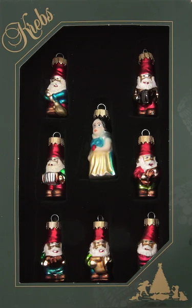 Krebs Glas Lauscha Christbaumschmuck »Set Schneewittchen und die 7 Zwerge«, günstig online kaufen