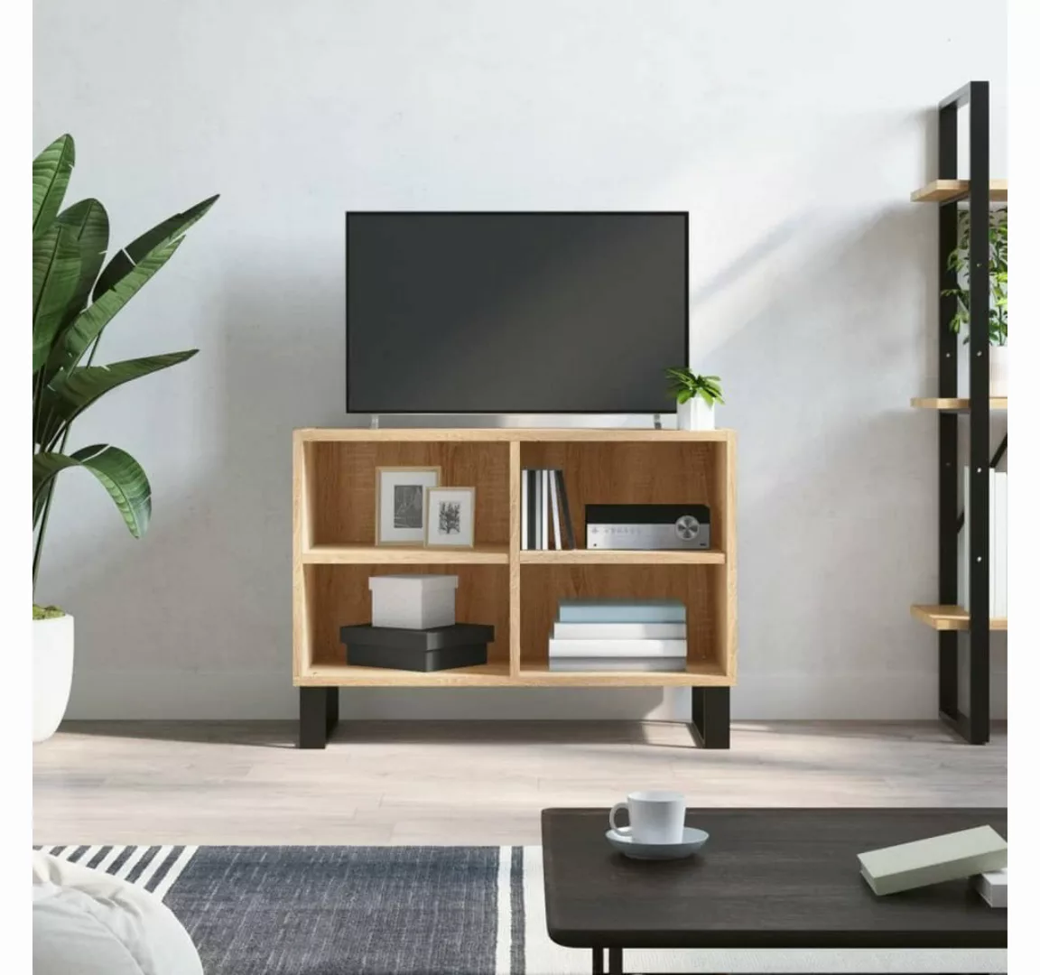 furnicato TV-Schrank Sonoma-Eiche 69,5x30x50 cm Holzwerkstoff günstig online kaufen