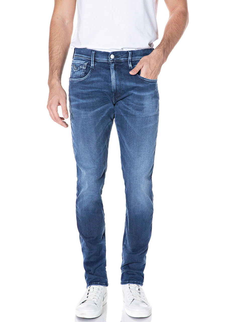 Replay Slim-fit-Jeans "ANBASS HYPERFLEX BIO" günstig online kaufen