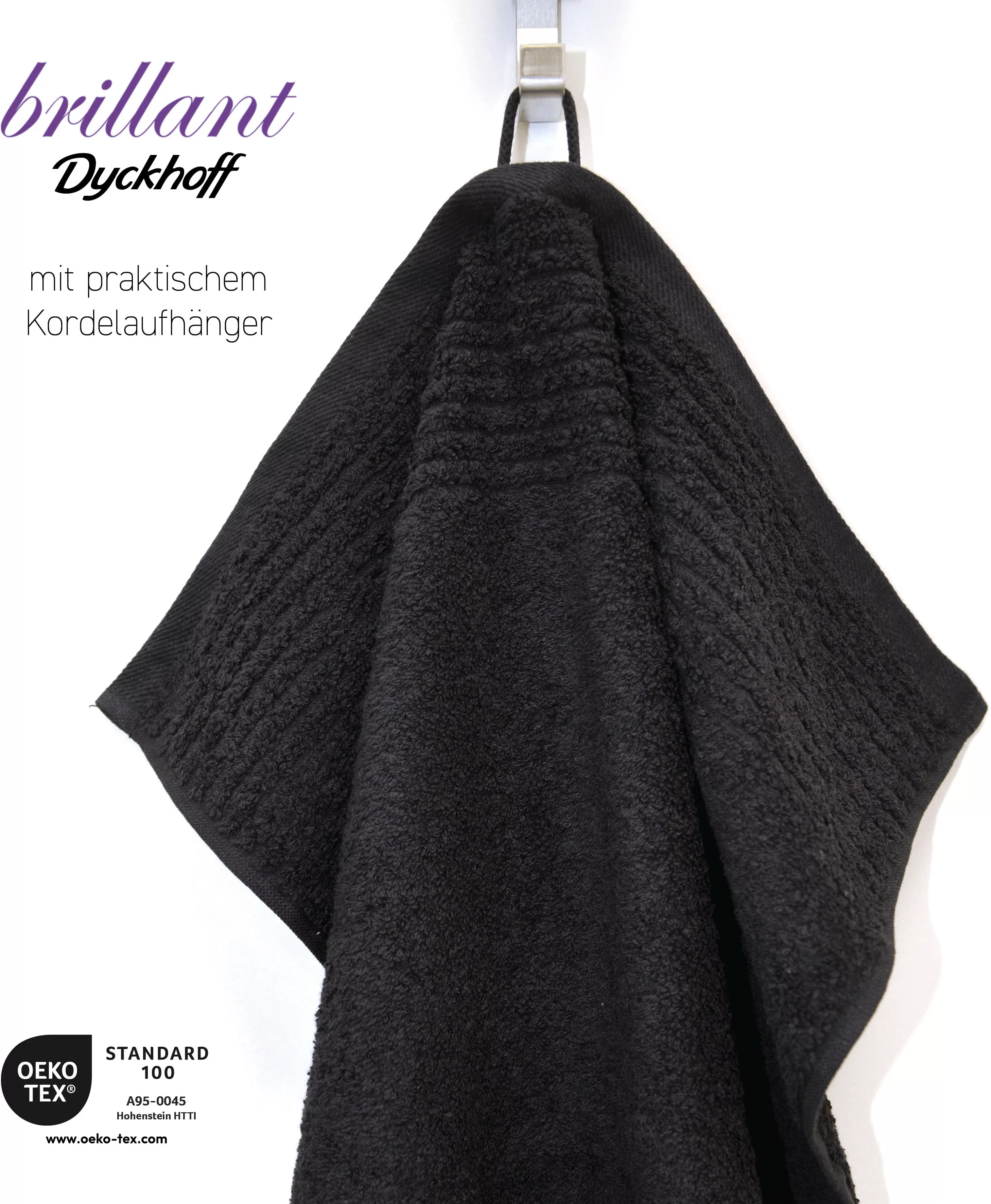 Dyckhoff Handtuch Set »Brillant«, (Set, 6 St., 4 Handtücher (50x100 cm)-2 B günstig online kaufen