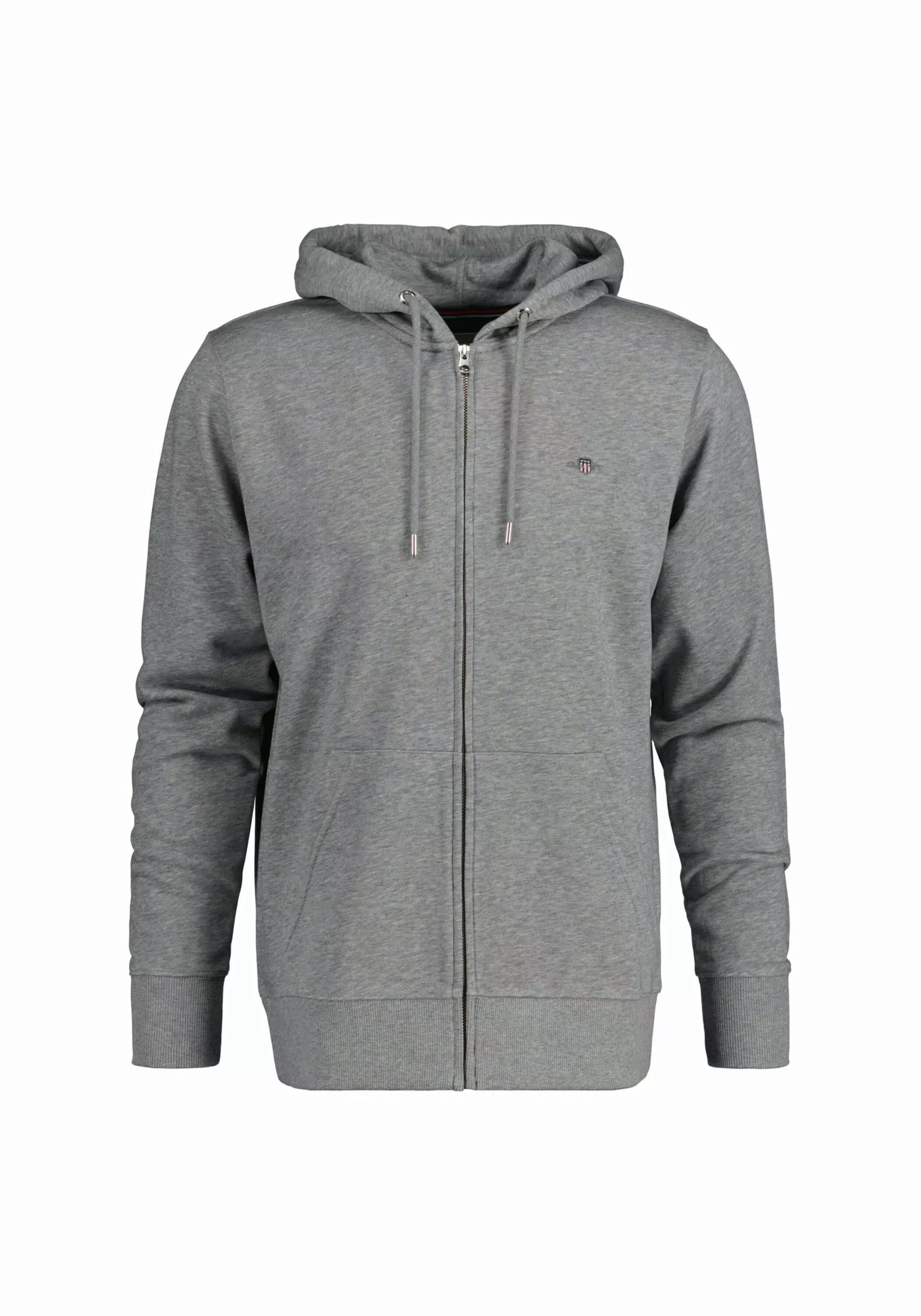 Gant Kapuzensweatjacke "REG SHIELD FULL ZIP HOODIE", mit Logostickerei auf günstig online kaufen