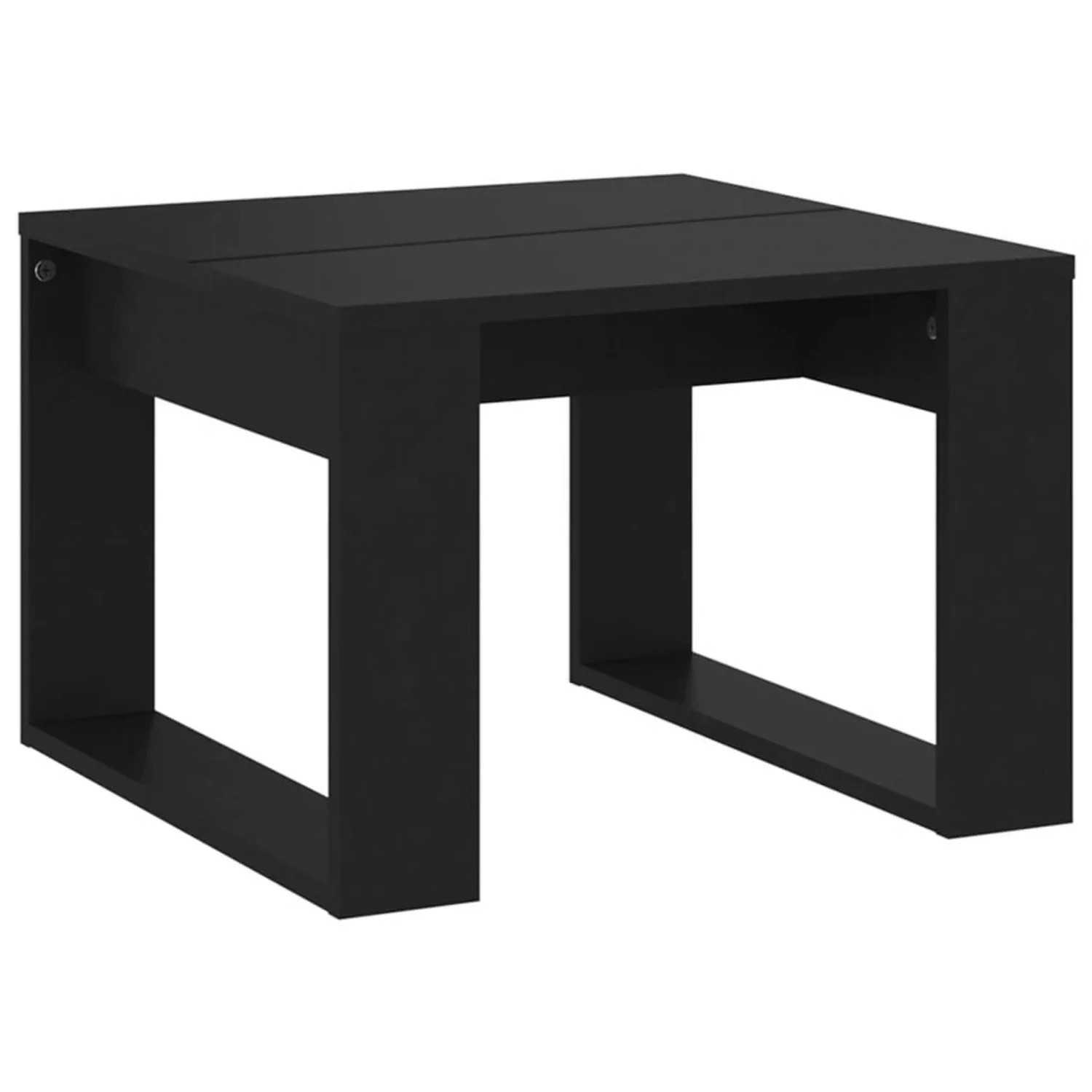 vidaXL Beistelltisch Schwarz 50x50x35 cm Holzwerkstoff günstig online kaufen